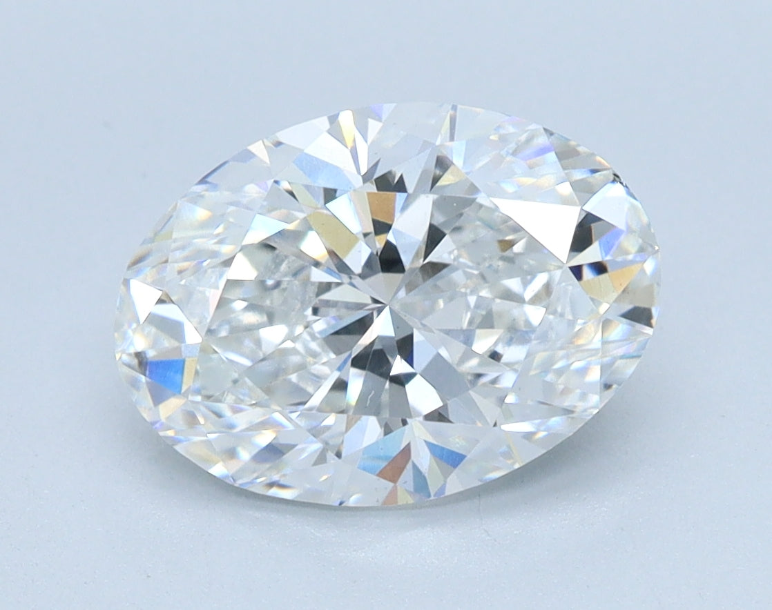 2.02ct Oval, E VS1 — IGI