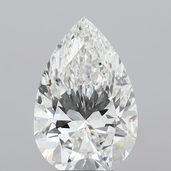 4.02ct Pear Lab-Grown Diamond — F VVS2, IGI Certified