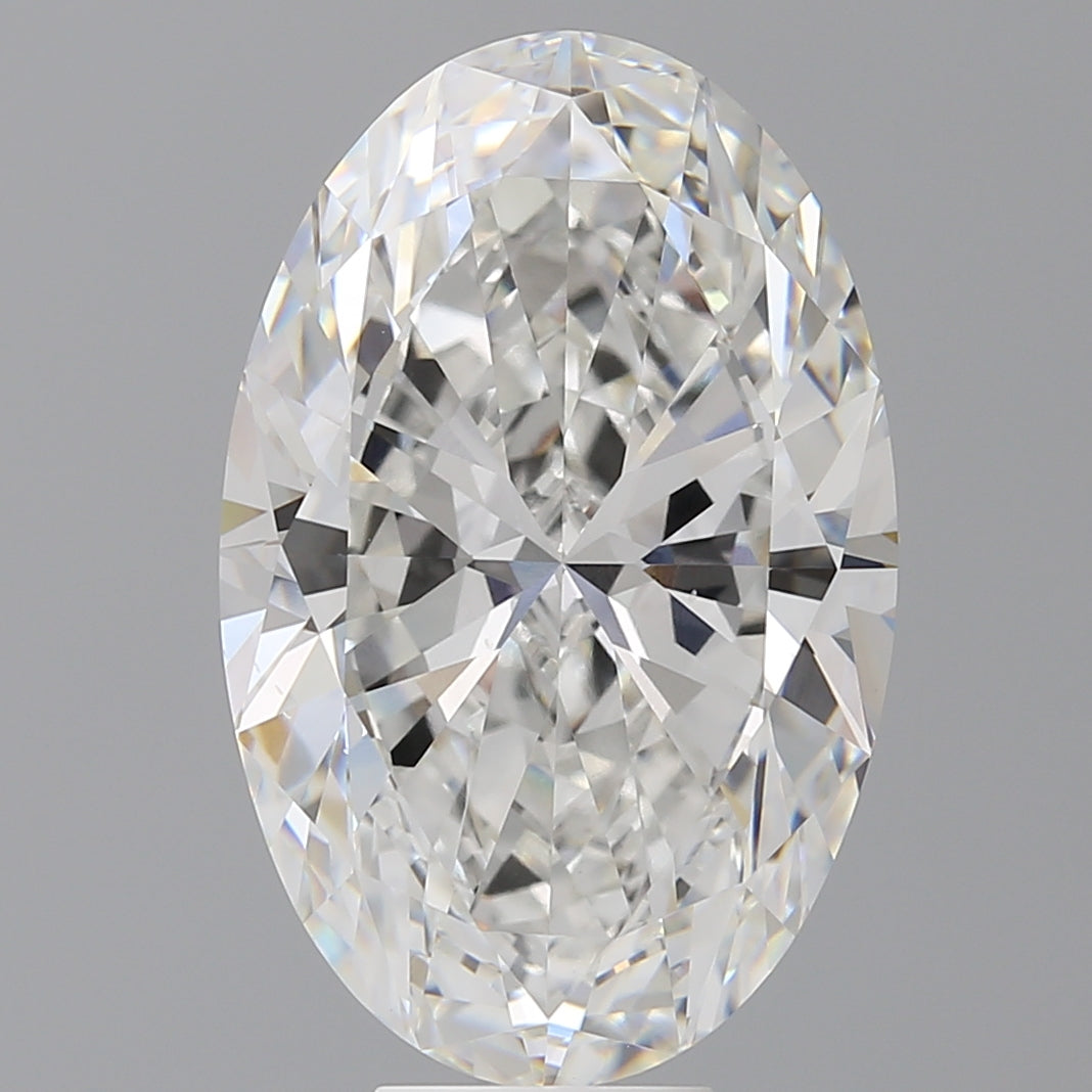 10.02ct Oval Lab-Grown Diamond — F VS2, IGI Certified