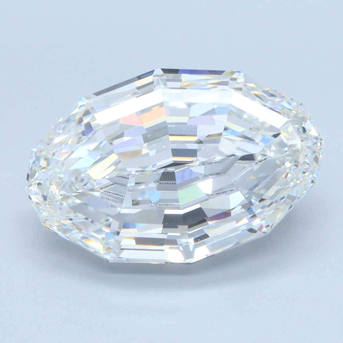 4.25ct Step Oval, E VVS2 — IGI