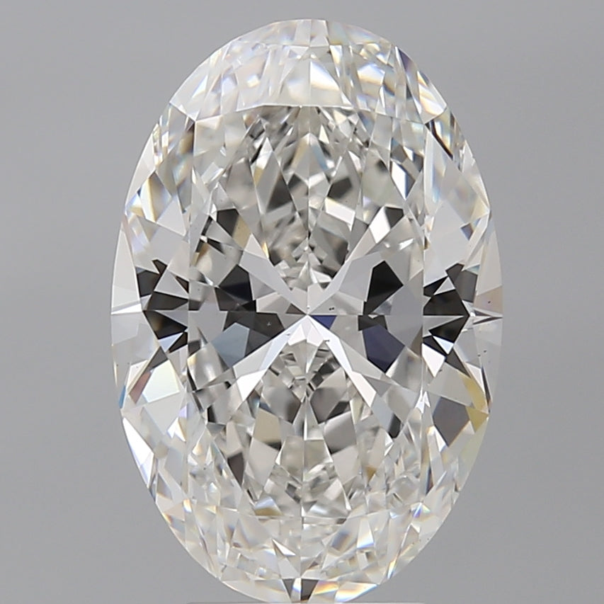 5.53ct Oval, F VS2 — IGI