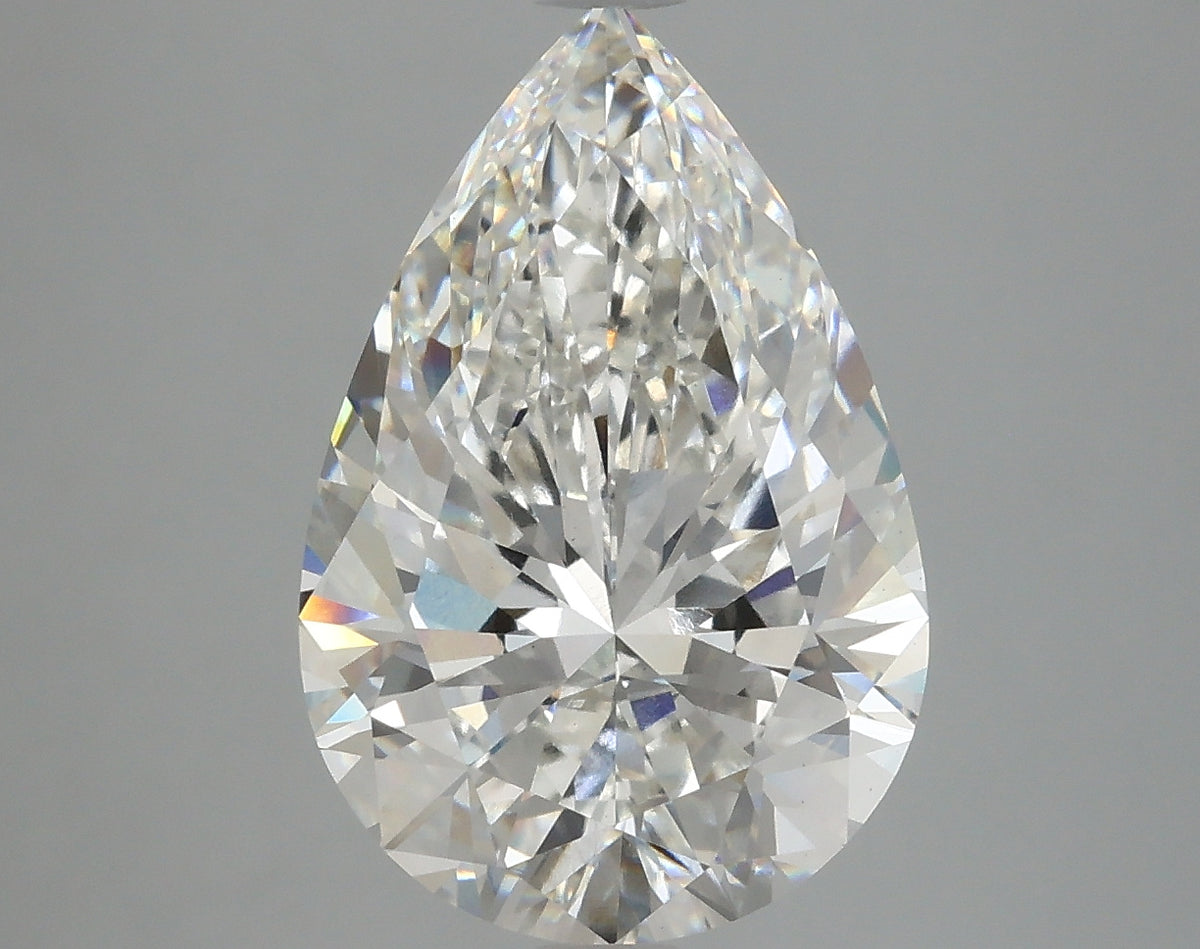 4.81ct Pear, F VVS2 — IGI