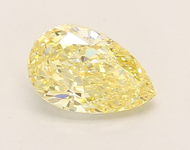 0.62ct Pear Fancy Intense Yellow Lab-Grown Diamond — VS1 | IGI