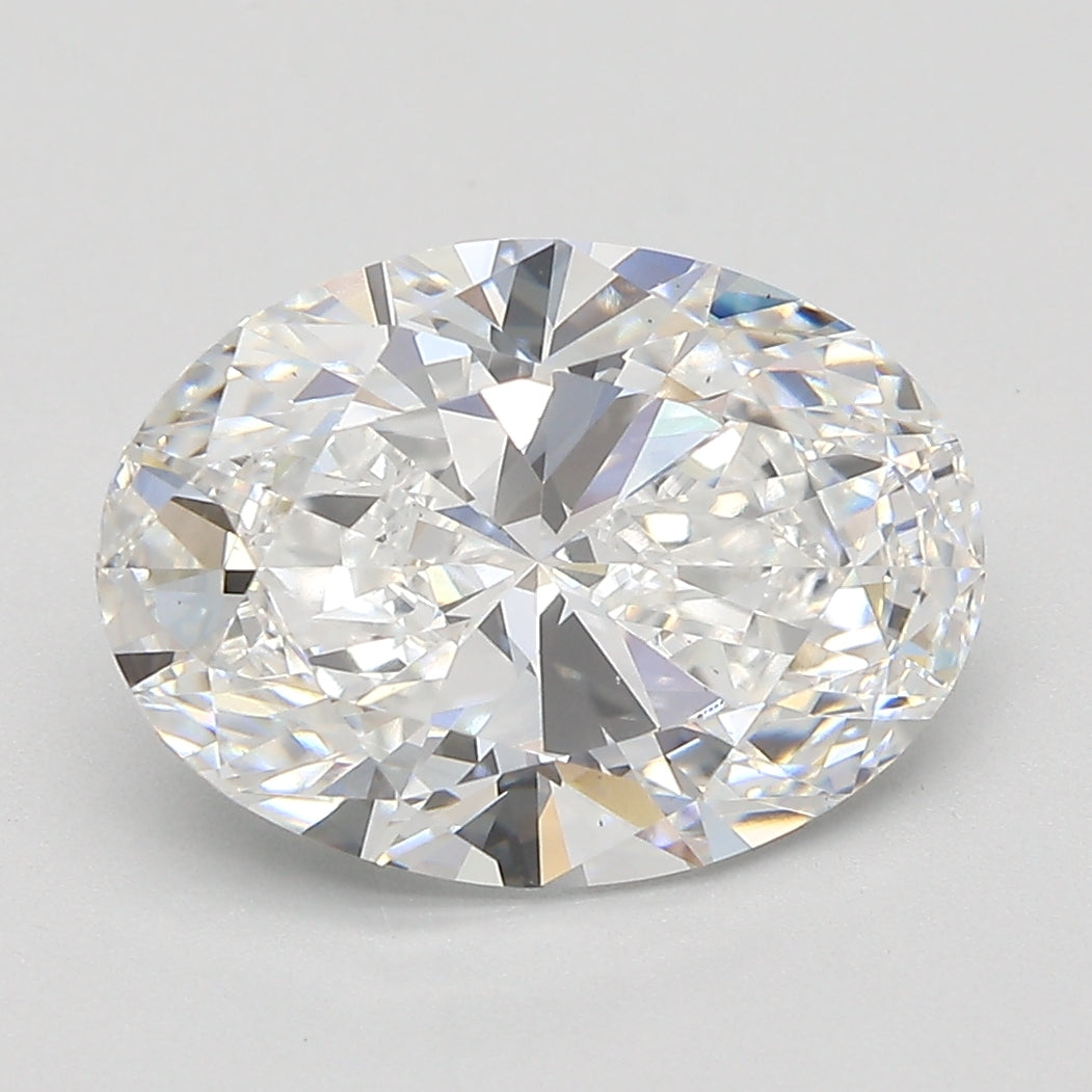 3.52ct Oval Lab-Grown Diamond — D VS2, IGI Certified