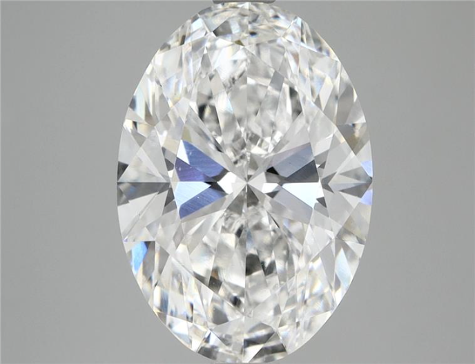 4.49ct Oval, D VVS2 — IGI