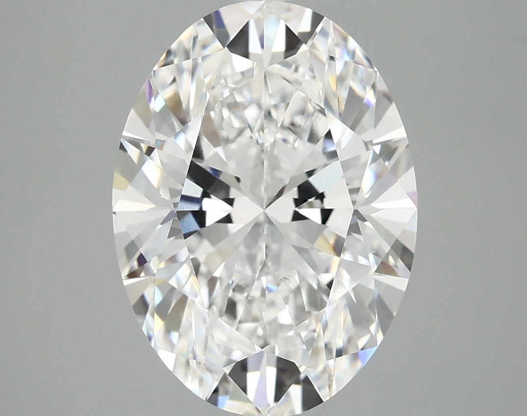 4.09ct Oval, D VVS2 — IGI