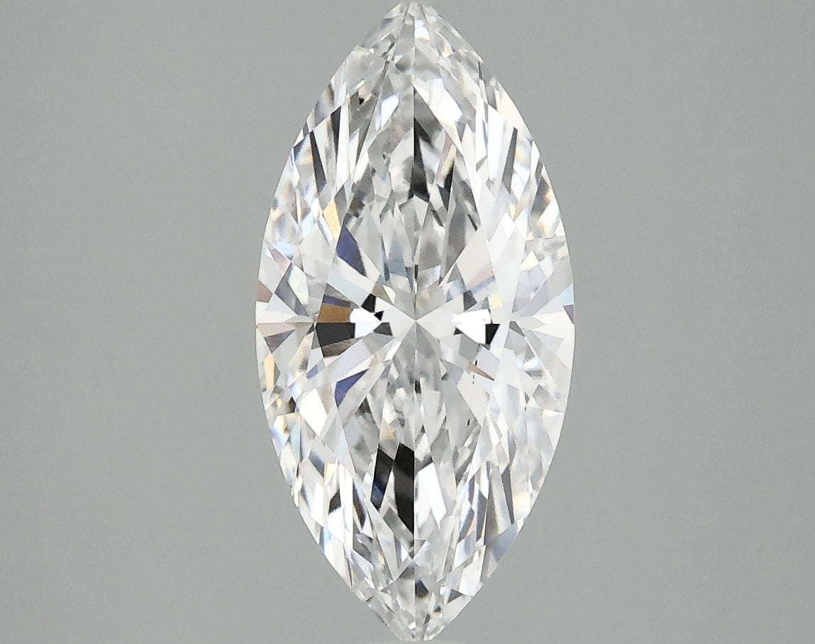 2.1ct Marquise, D VS2 — IGI