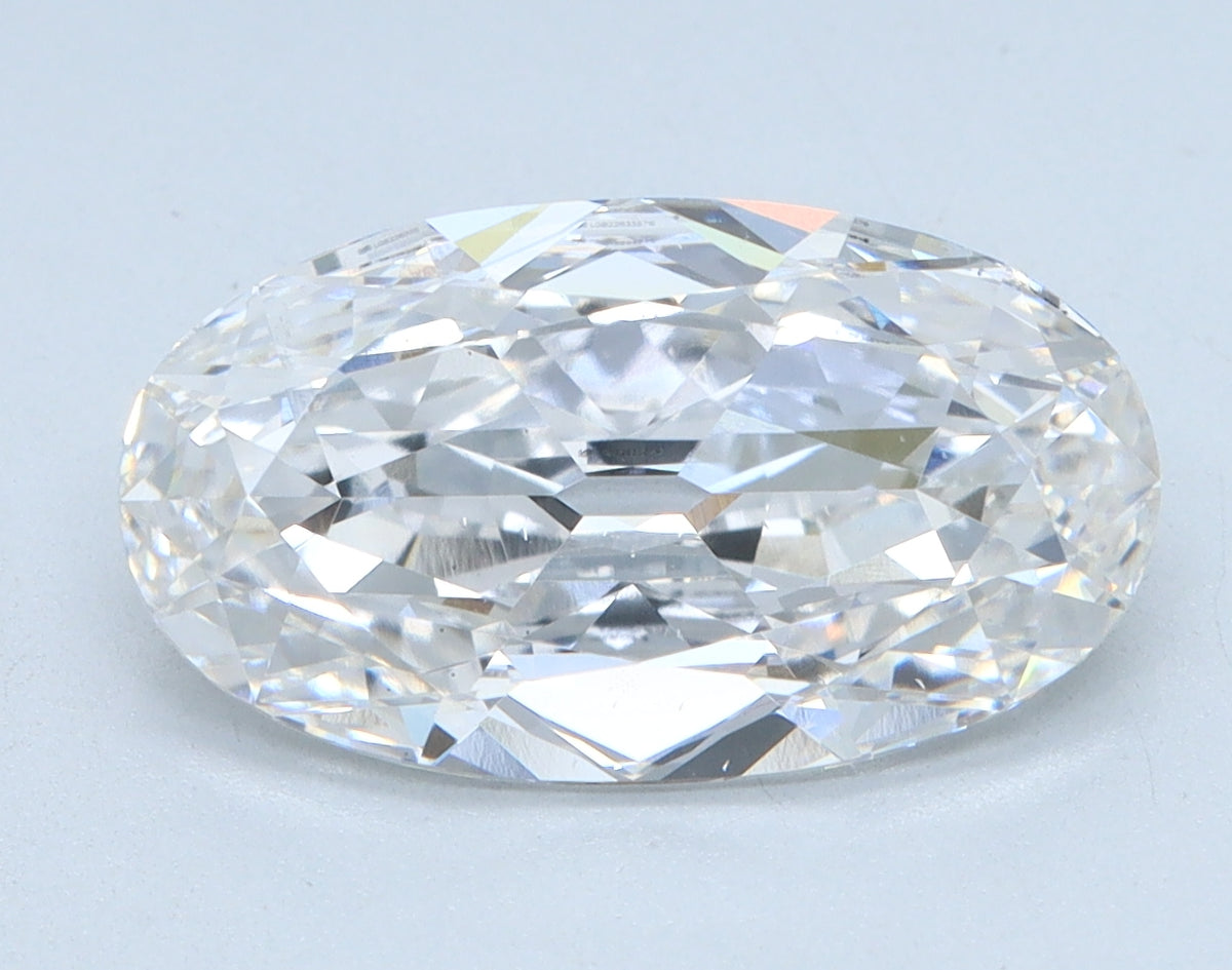 2.61ct Moval, F VS2 — IGI