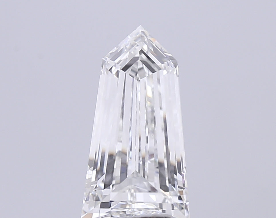 3.63ct Bullet Lab-Grown Diamond — E VVS2, IGI Certified