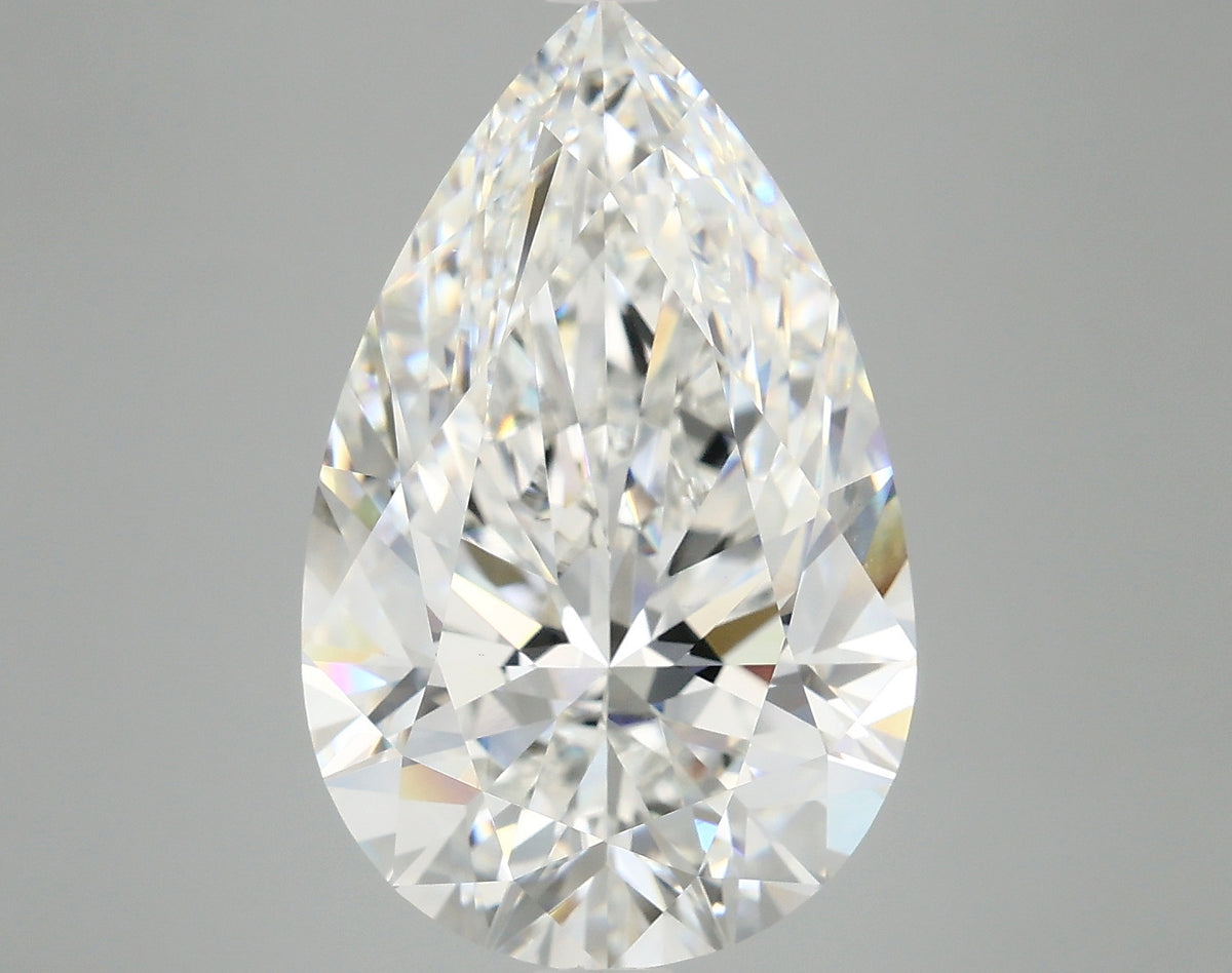 7.69ct Pear, E VVS2 — IGI