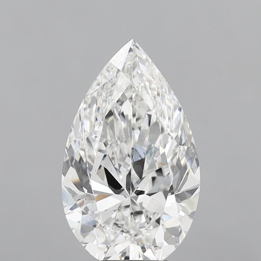 5.0ct Pear, F VVS2 — IGI