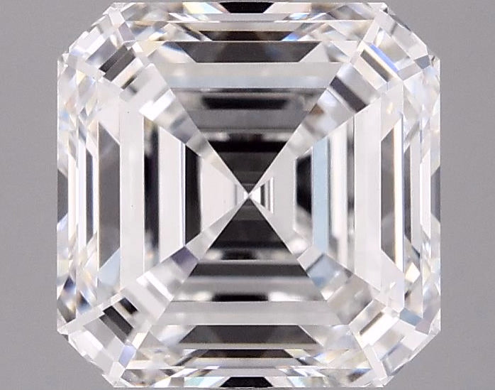 2.09ct Asscher, F VVS2 — IGI