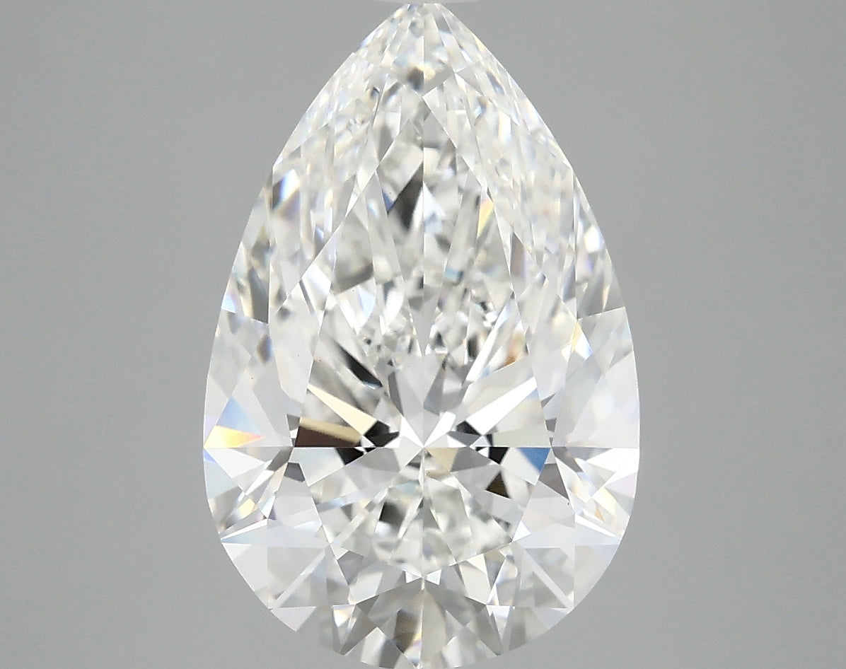 4.08ct Pear, F VVS2 — IGI