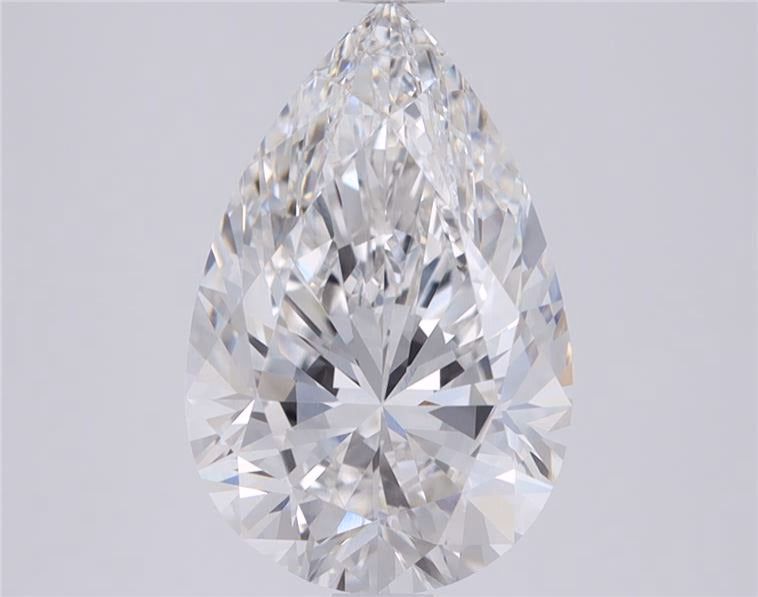 3.33ct Pear, F VVS2 — IGI