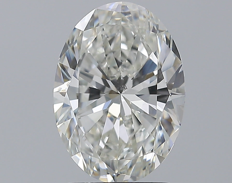 2.51ct Oval Natural Diamond — H SI1, GIA Certified