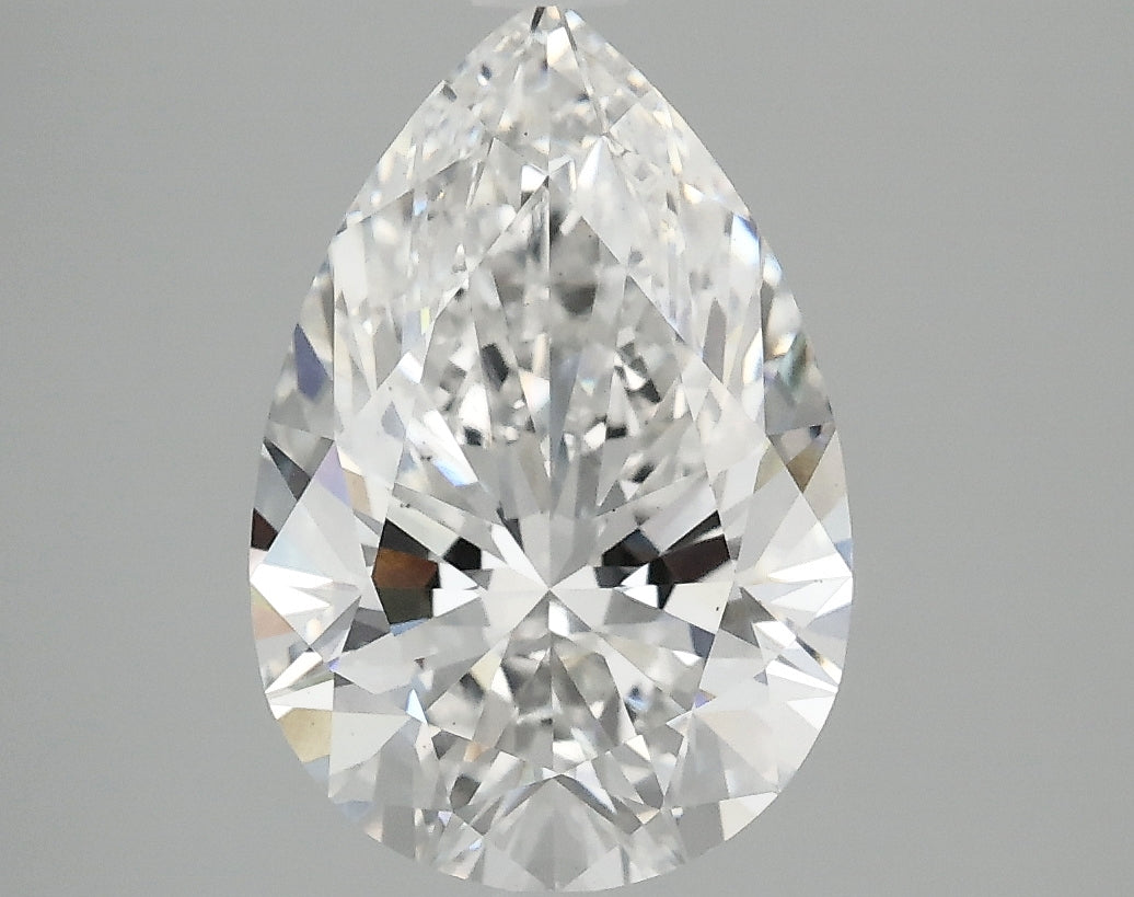 3.1ct Pear Lab-Grown Diamond — E VS2, IGI Certified