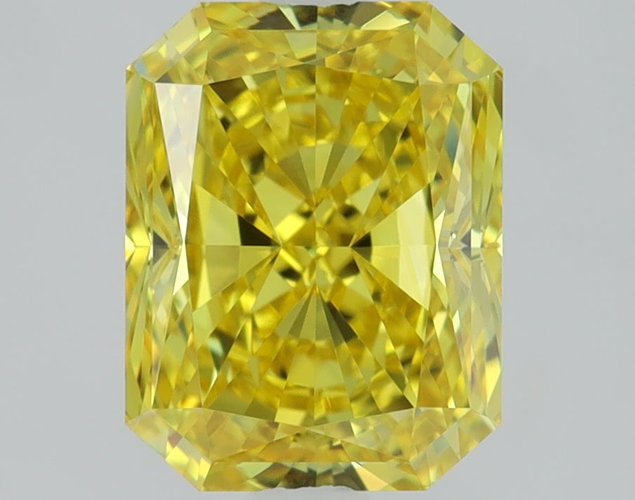 1.67ct Radiant Fancy Intense Yellow Lab-Grown Diamond — VS2 | IGI