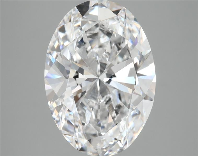 3.91ct Oval, D VS1 — IGI
