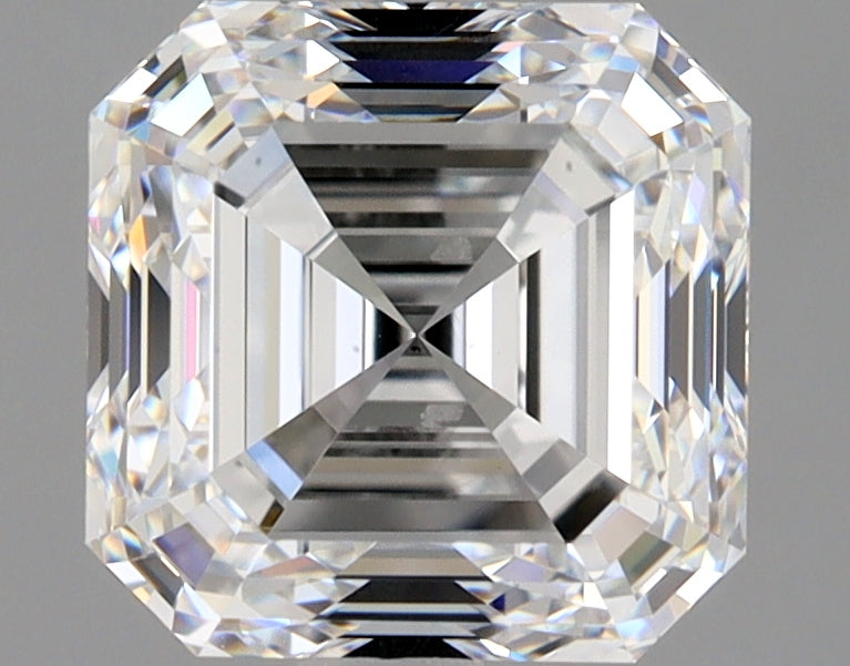 2.5ct Asscher Natural Diamond — E VS2, GIA Certified