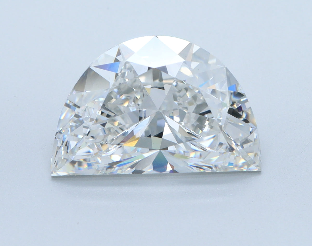 4.01ct Halfmoon, F VS1 — IGI