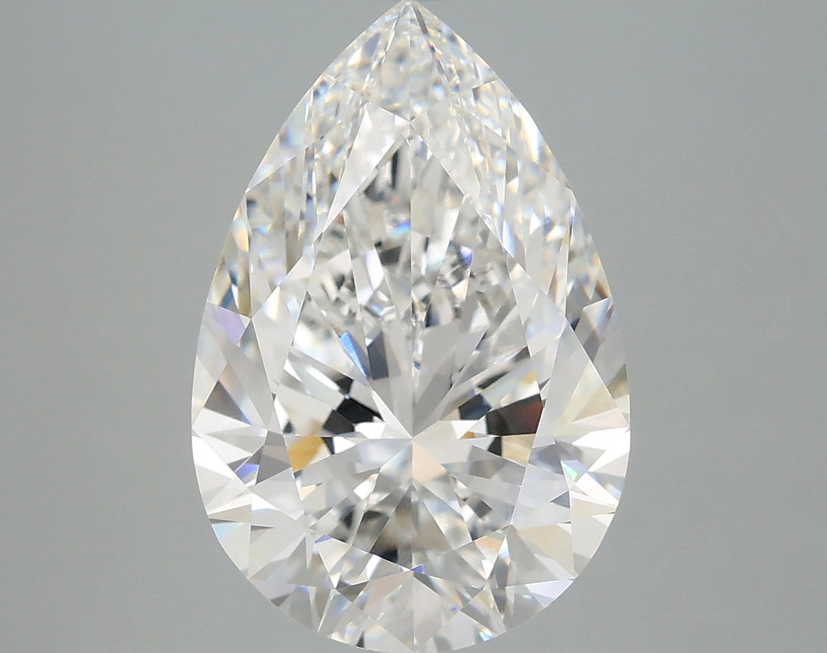 5.09ct Pear, E VVS2 — IGI