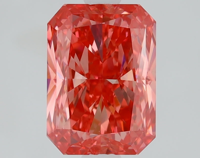 1.52ct Radiant Fancy Vivid Pink Lab-Grown Diamond — VS1 | IGI