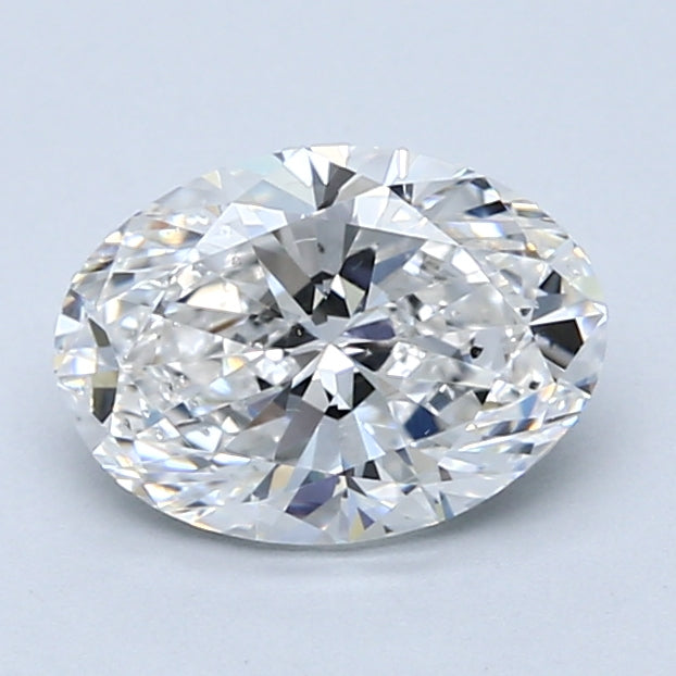 1.5ct Oval Natural Diamond — F SI2, GIA Certified