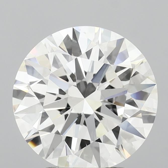 3.08ct Round Lab-Grown Diamond — F VVS2, IGI Certified