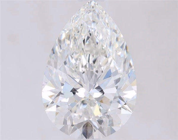 4.09ct Pear, F VS1 — IGI
