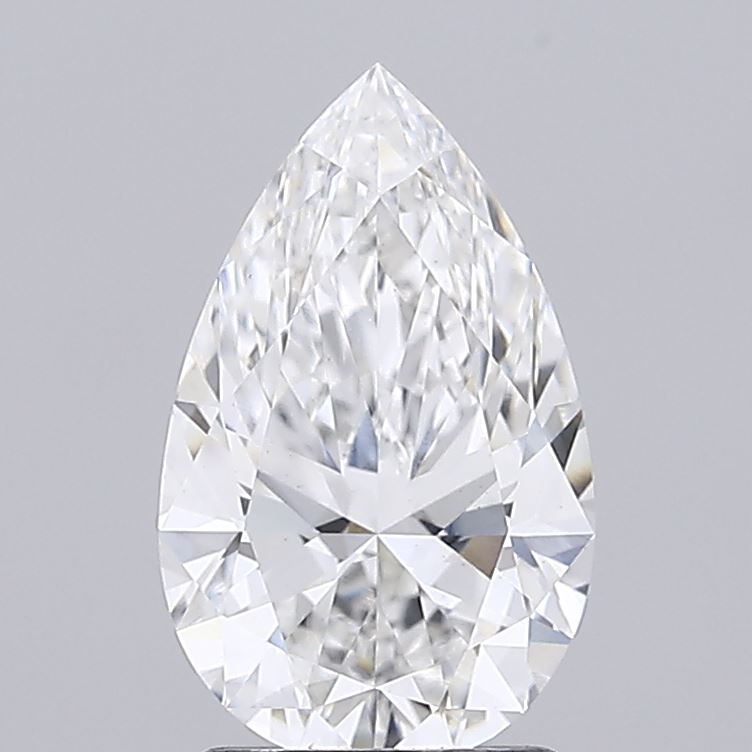 2.2ct Pear Lab-Grown Diamond — E VS1, IGI Certified