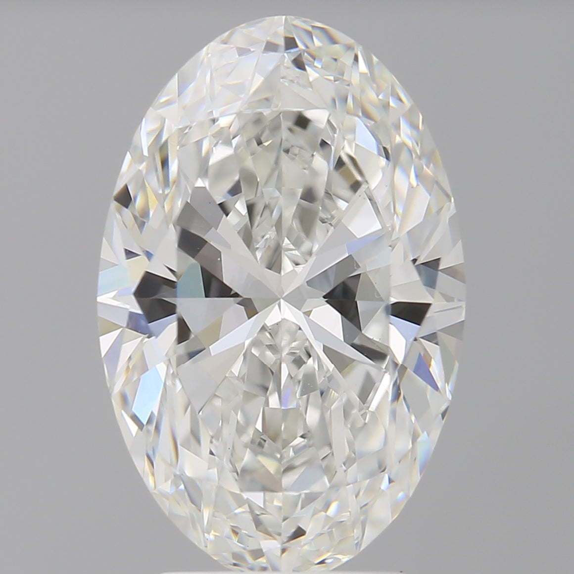 4.06ct Oval Lab-Grown Diamond — F VVS2, IGI Certified