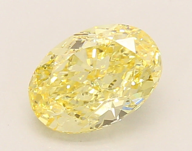 0.97ct Oval Fancy Intense Yellow Lab-Grown Diamond — VS2 | IGI