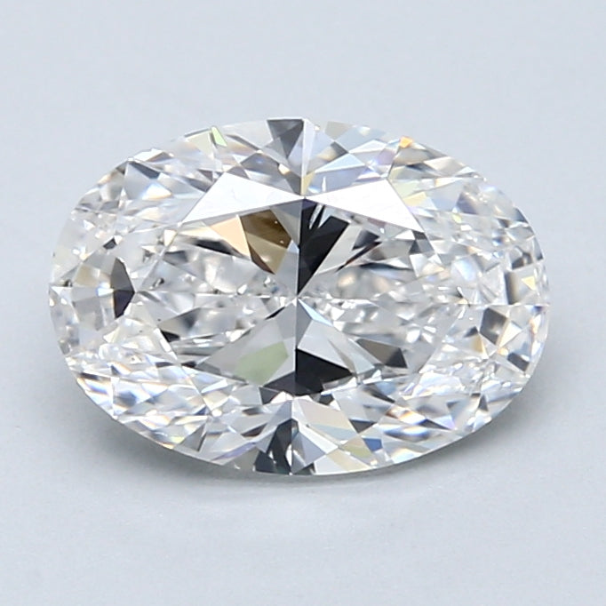 2.0ct Oval Natural Diamond — E SI1, GIA Certified