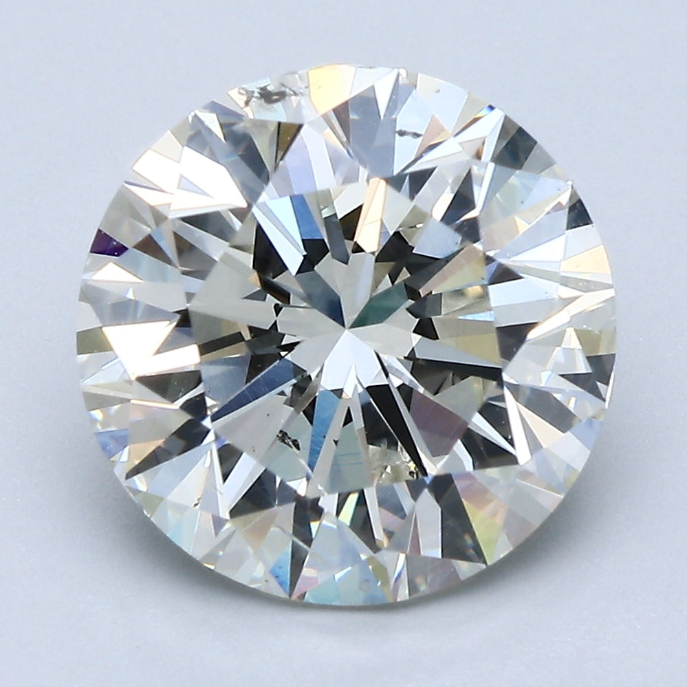5.18ct Round, I SI2 — GIA