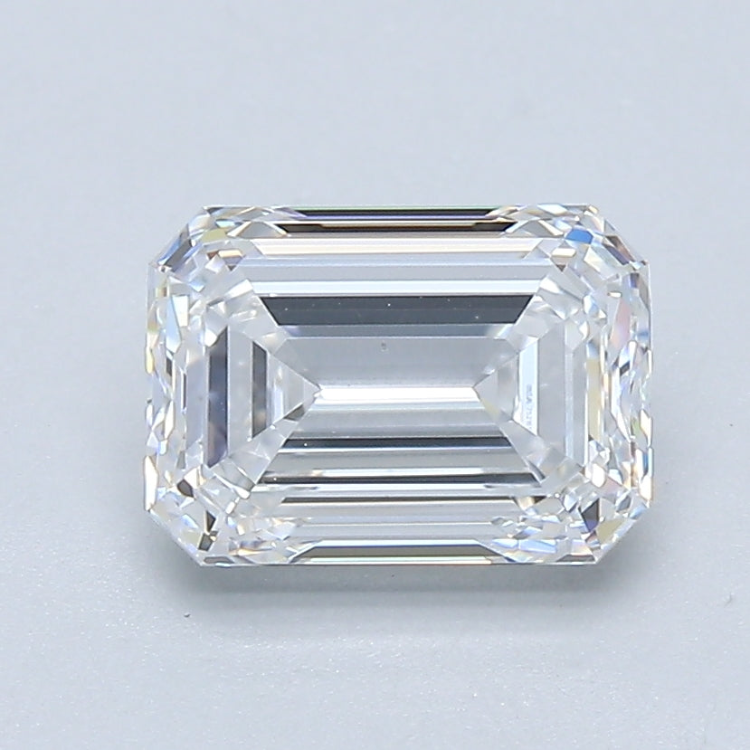 1.7ct EMERALD, D VS2 — GIA — Laura Milman New York