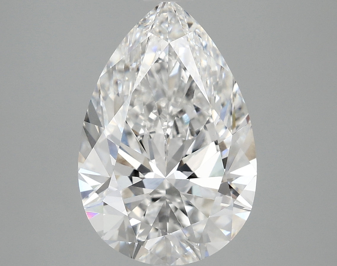 4.0ct Pear, D VVS2 — IGI