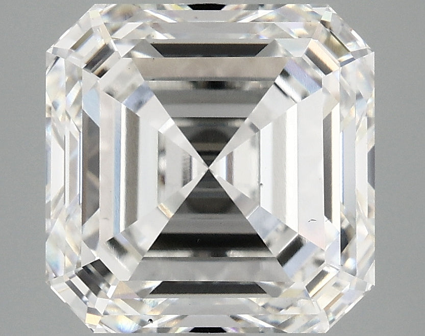 5.06ct Asscher, F VS2 — IGI