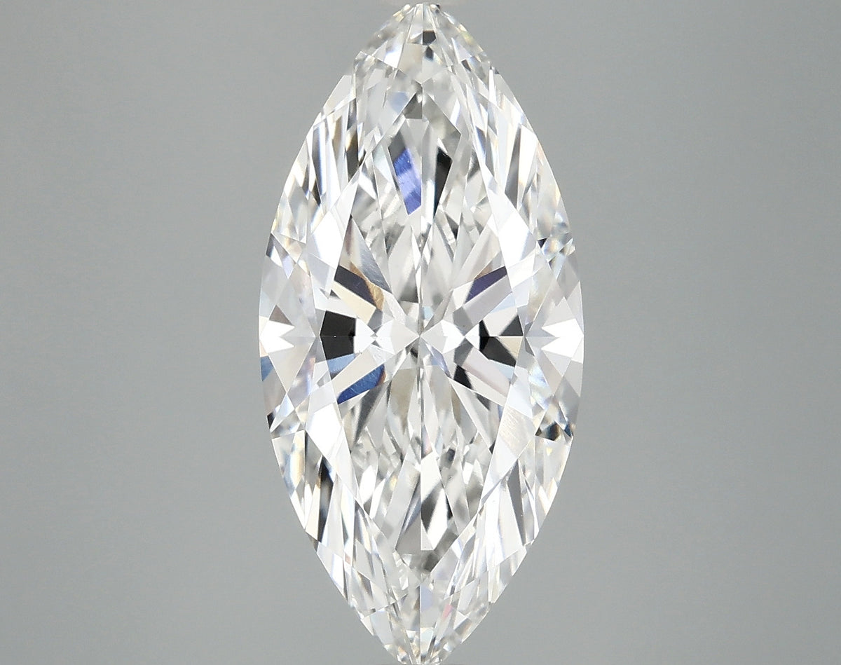 3.85ct Marquise, F VS1 — IGI