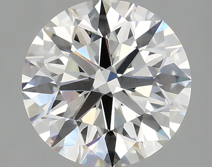 2.06ct Round, F VVS2 — IGI