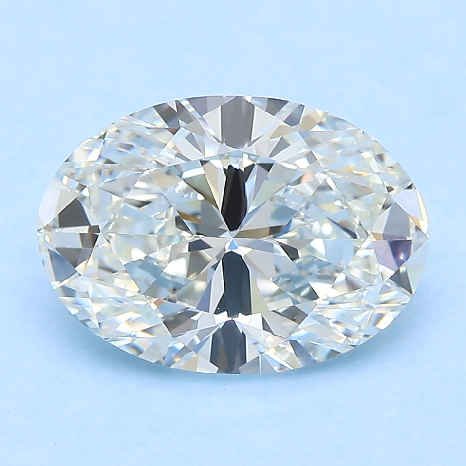 3.0ct Oval Natural Diamond — H VVS1, GIA Certified