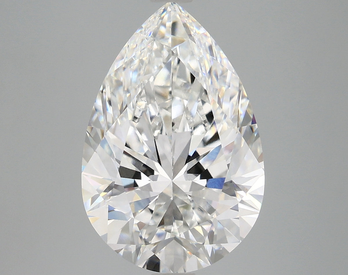 5.09ct Pear, E VVS2 — IGI