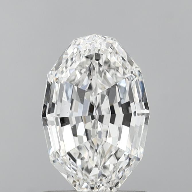 4.01ct Oval Step Cut, F VS1 — IGI