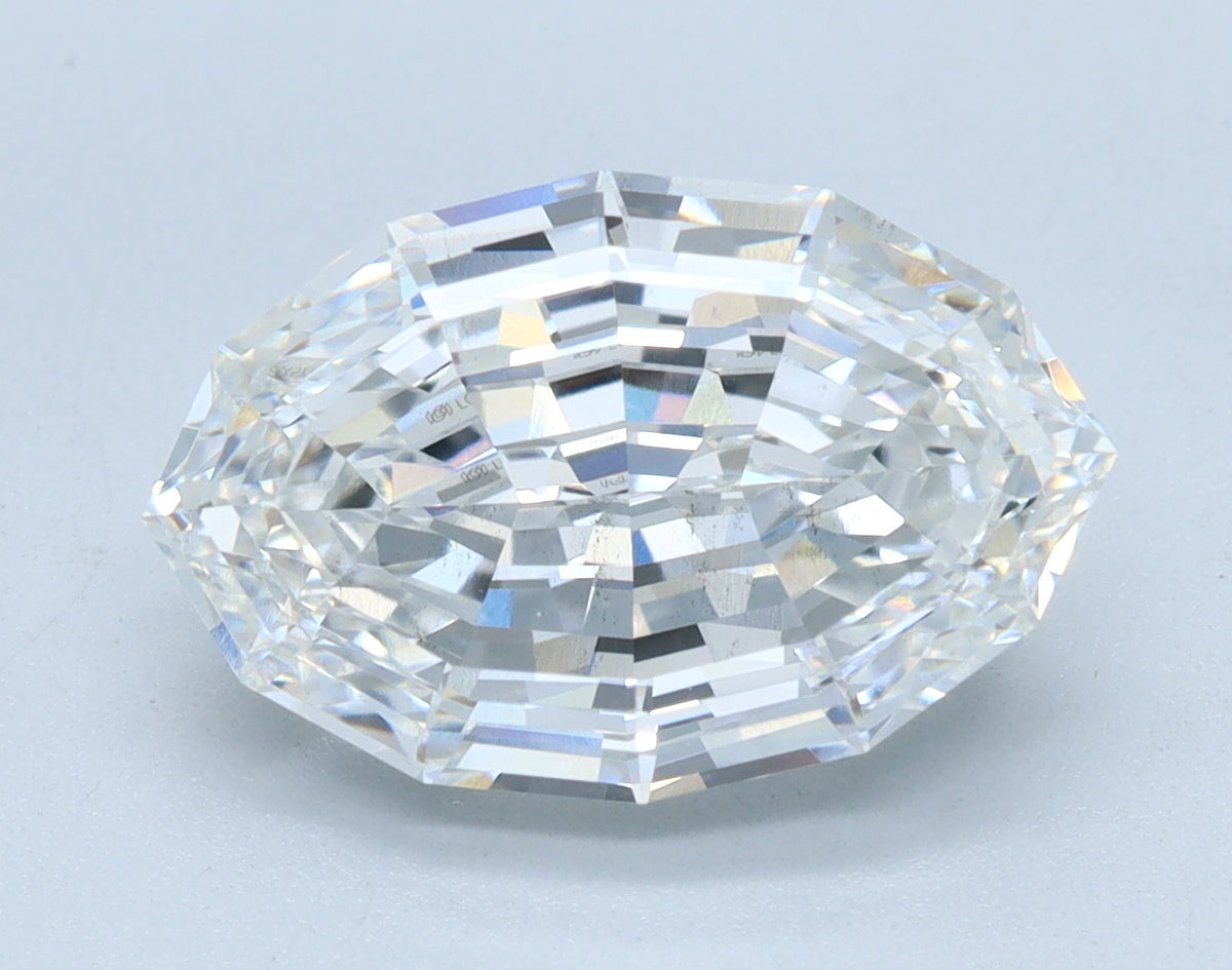 3.52ct Oval Step Cut, E VS2 — IGI