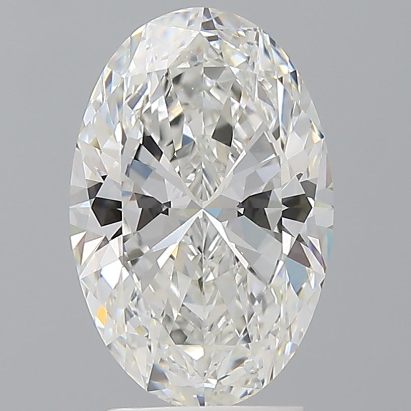 3.02ct Oval Lab-Grown Diamond — F VVS2, IGI Certified
