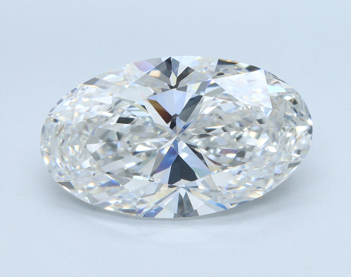 5.91ct Moval Lab-Grown Diamond — F VVS2, IGI Certified