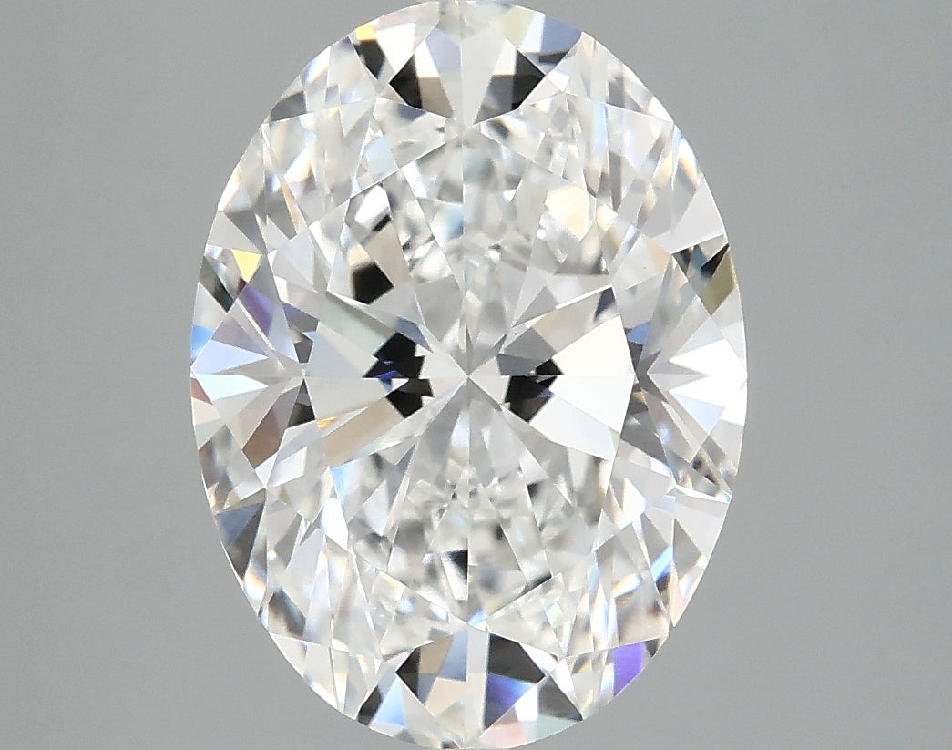 4.09ct Oval Lab-Grown Diamond — D VVS2, IGI Certified