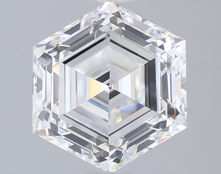 2.18ct Hexagonal, E VVS2 — IGI