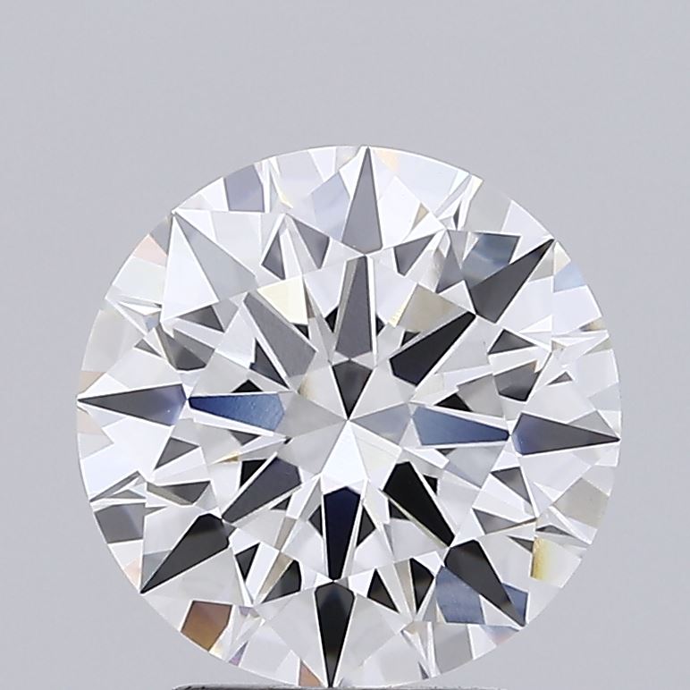 3.46ct Round, F VVS1 — IGI