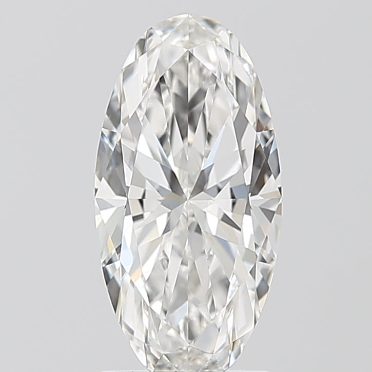 2.09ct Moval, F VVS1 — IGI