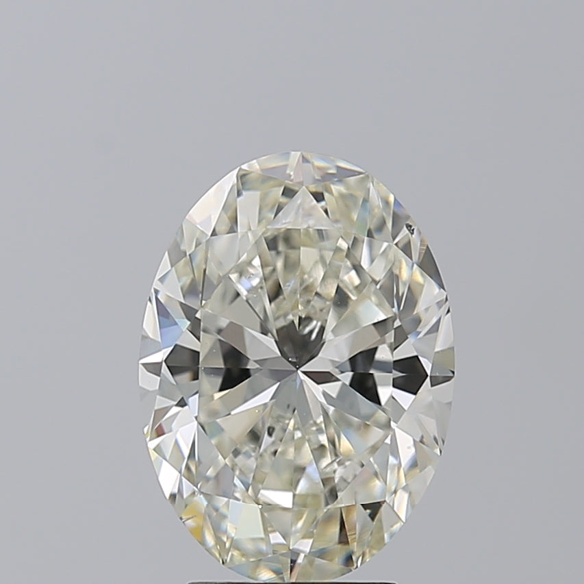 4.01ct Oval Natural Diamond — J SI1, GIA Certified